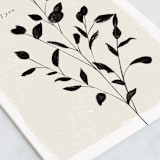 "Blanc" - Single Greeting Cards in Taupe by chocomocacino - Close-Up