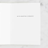 "Words Simply Fail" - Single Greeting Cards in Ocean by Courtney Crane - Interior