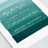"Deep Waters" - Single Greeting Cards in Deep Sea by Tanya Lee of Frooted Design - Close-Up