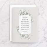 "challenging times" - Single Greeting Cards in Mist by Carolyn Nicks - Front
