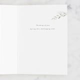 "challenging times" - Single Greeting Cards in Mist by Carolyn Nicks - Interior