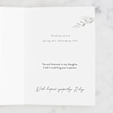 "challenging times" - Single Greeting Cards in Mist by Carolyn Nicks - Customizable Interior Example