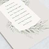 "challenging times" - Single Greeting Cards in Mist by Carolyn Nicks - Close-Up