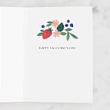 "Berry Berry Much" - Single Greeting Cards in Berry by Paper Raven Co. - Interior