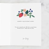 "Berry Berry Much" - Single Greeting Cards in Berry by Paper Raven Co. - Customizable Interior Example