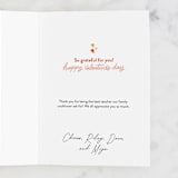 "Teacher Appreciation" - Single Greeting Cards in Apple by Meagan Bateman - Customizable Interior Example