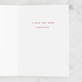 "Valentine Garden" - Single Greeting Cards in Ink by Creo Study - Interior