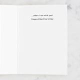 "Smitten for you" - Single Greeting Cards in Sapphire by Inkblot Design - Interior