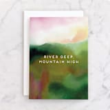 "Nature Lovers" - Single Greeting Cards in Forest by Jenny Partrite - Front