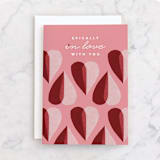 "epically in love" - Single Greeting Cards in Rosebud by Carrie Moradi - Front