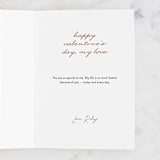 "epically in love" - Single Greeting Cards in Rosebud by Carrie Moradi - Customizable Interior Example