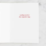 "Foil Heart Day" - Single Greeting Cards in Apple by Alexandra Cohn - Interior