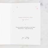 "More than Yesterday" - Single Greeting Cards in Pearl by Alexandra Cohn - Customizable Interior Example