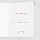 "All of my heart" - Single Greeting Cards in Berry by Creo Study - Customizable Interior Example