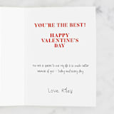 "Tiger-rific" - Single Greeting Cards in Tangerine by Vivian Yiwing - Customizable Interior Example