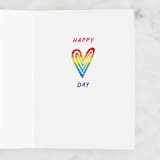 "Love is Love is Love" - Single Greeting Cards in Scarlet by Hooray Creative - Interior