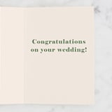 "Rain thank" - Single Greeting Cards in Coral by Amy Kross - Interior