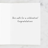 "Prosecco" - Single Greeting Cards in Blush by Chryssi Tsoupanarias - Interior