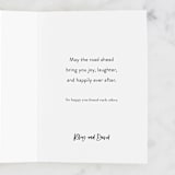 "The Wedding Day" - Single Greeting Cards in Blush by Ana Sharpe - Customizable Interior Example