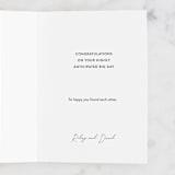 "Worth It" - Single Greeting Cards in Ivory by Carly Reed Walker - Customizable Interior Example