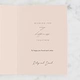 "Wildflowers" - Single Greeting Cards in Mud by Susan Zinader - Customizable Interior Example