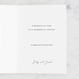 "Blush" - Single Greeting Cards in Blush by Olivia Kanaley Inman - Customizable Interior Example