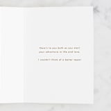 "The Greatest Adventure" - Single Greeting Cards in Mint by Bethan - Interior