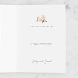 "Little Chapel" - Single Greeting Cards in Blush by Ana Sharpe - Customizable Interior Example