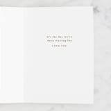 "To Have and To Hold" - Single Greeting Cards in Cream by Jennifer A. Smith - Interior