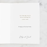 "To Have and To Hold" - Single Greeting Cards in Cream by Jennifer A. Smith - Customizable Interior Example
