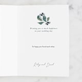 "To Have and Hold" - Single Greeting Cards in Evergreen by Jackie Crawford - Customizable Interior Example