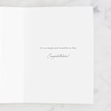 "Quite Simply" - Single Greeting Cards in Plum by Robin Ott - Interior