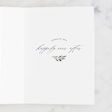 "Garden branches" - Single Greeting Cards in Sage by Stacey Meacham - Interior