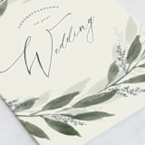 "Garden branches" - Single Greeting Cards in Sage by Stacey Meacham - Close-Up