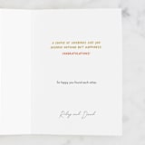 "Love Birds" - Single Greeting Cards in Mint by taylorVdesign - Customizable Interior Example