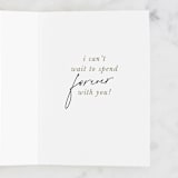 "forever with you" - Single Greeting Cards in Forest by Wildfield Paper Co - Interior