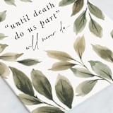 "forever with you" - Single Greeting Cards in Forest by Wildfield Paper Co - Close-Up