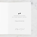 "Beau tied" - Single Greeting Cards in Tuxedo by Gwen Bedat - Customizable Interior Example