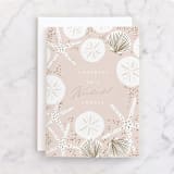 "Seashell " - Single Greeting Cards in Champagne by Alethea and Ruth - Front