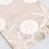 "Seashell " - Single Greeting Cards in Champagne by Alethea and Ruth - Close-Up
