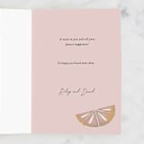 "Fun Bride" - Single Greeting Cards in Champagne by Grae - Customizable Interior Example
