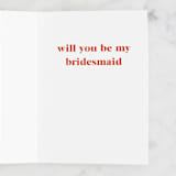 "Bridal duty" - Single Greeting Cards in Blush by Creo Study - Interior