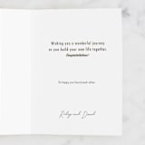 "Adventure" - Single Greeting Cards in Lemondrop by Jen Owens - Customizable Interior Example