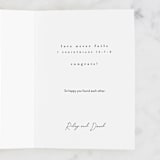 "Love- Corinthians" - Single Greeting Cards in Forest by Ana de Sousa - Customizable Interior Example