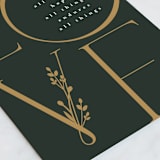 "Love- Corinthians" - Single Greeting Cards in Forest by Ana de Sousa - Close-Up