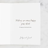 "Happy Looks Good" - Single Greeting Cards in Blush by Robin Ott - Customizable Interior Example