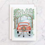 "Lovers' Lane" - Single Greeting Cards in Forest by Paper Sun Studio - Front