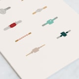 "Ring A Ding" - Single Greeting Cards in Cream by Corinne Malesic - Close-Up