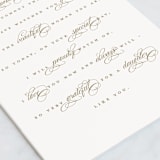 "To my daughter" - Single Greeting Cards in Powder by Hudson meet Rose - Close-Up