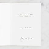 "Natural Cake" - Single Greeting Cards in Blush by Petra Kern - Customizable Interior Example